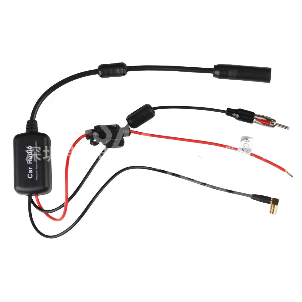 DAB+FM Radio Signal 12V Power Amplifier Antenna Signal Booster Car Accessories