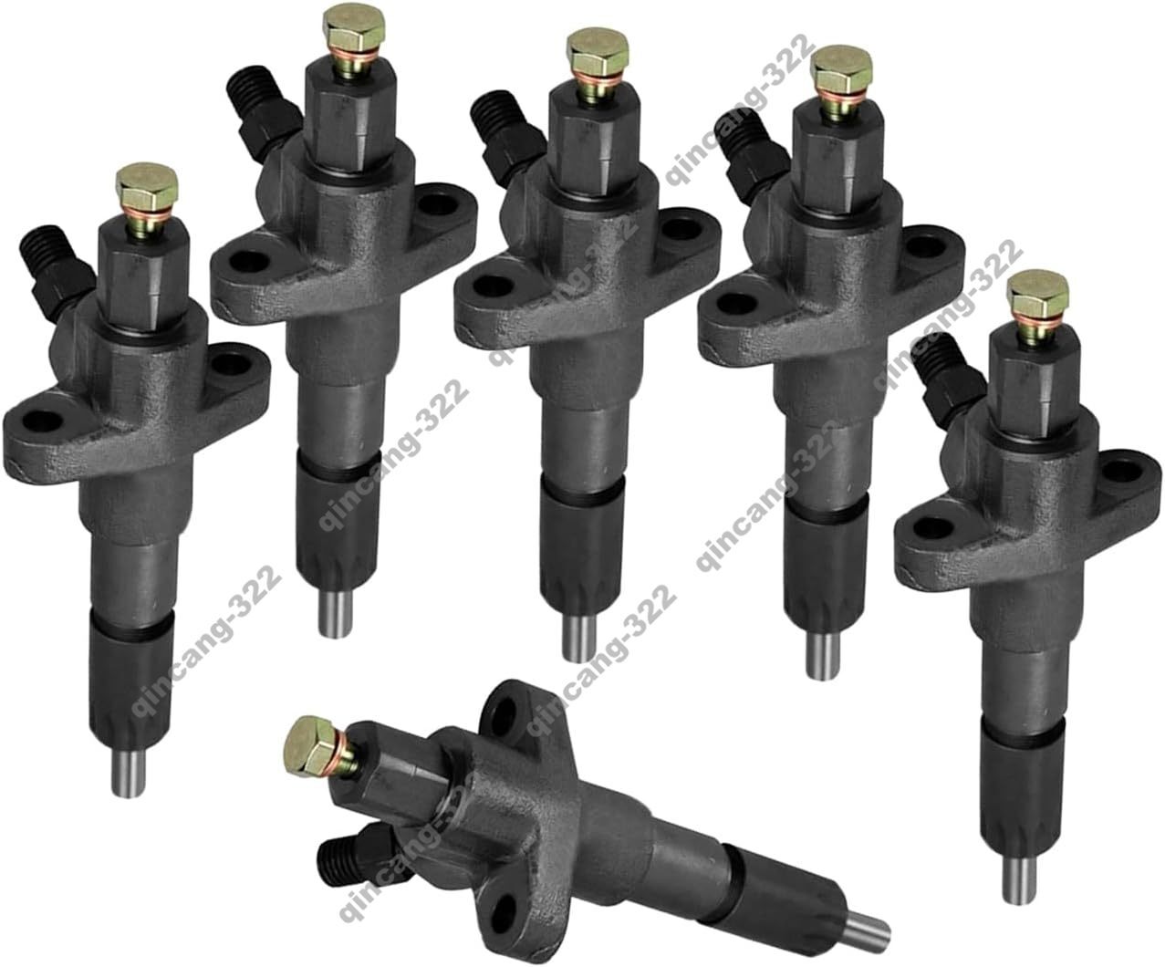 6 Pcs Fuel Injector 1-15300-169-1 for 6BG1 Forklift Hitachi Excavator Engine