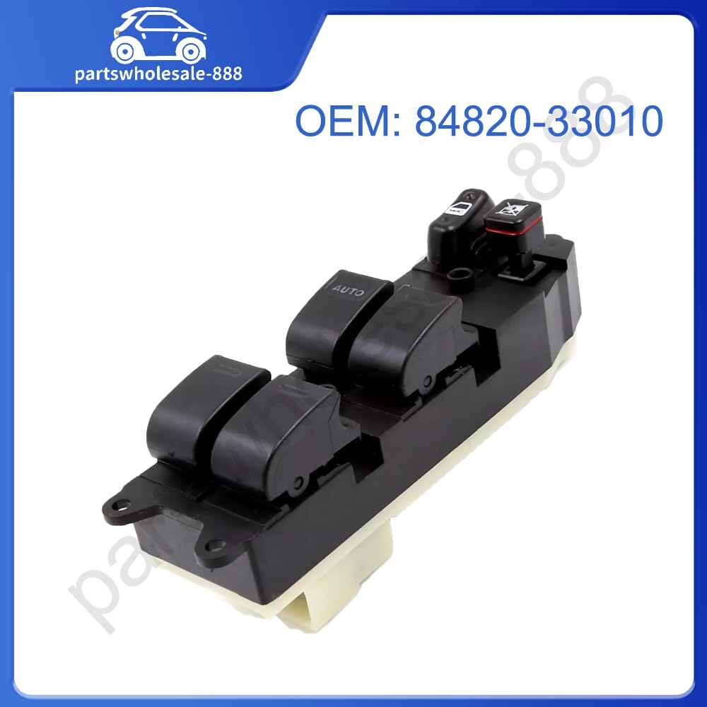 84820-33010 Power Window Switch Main Driver Side for Lexus ES300 91-96