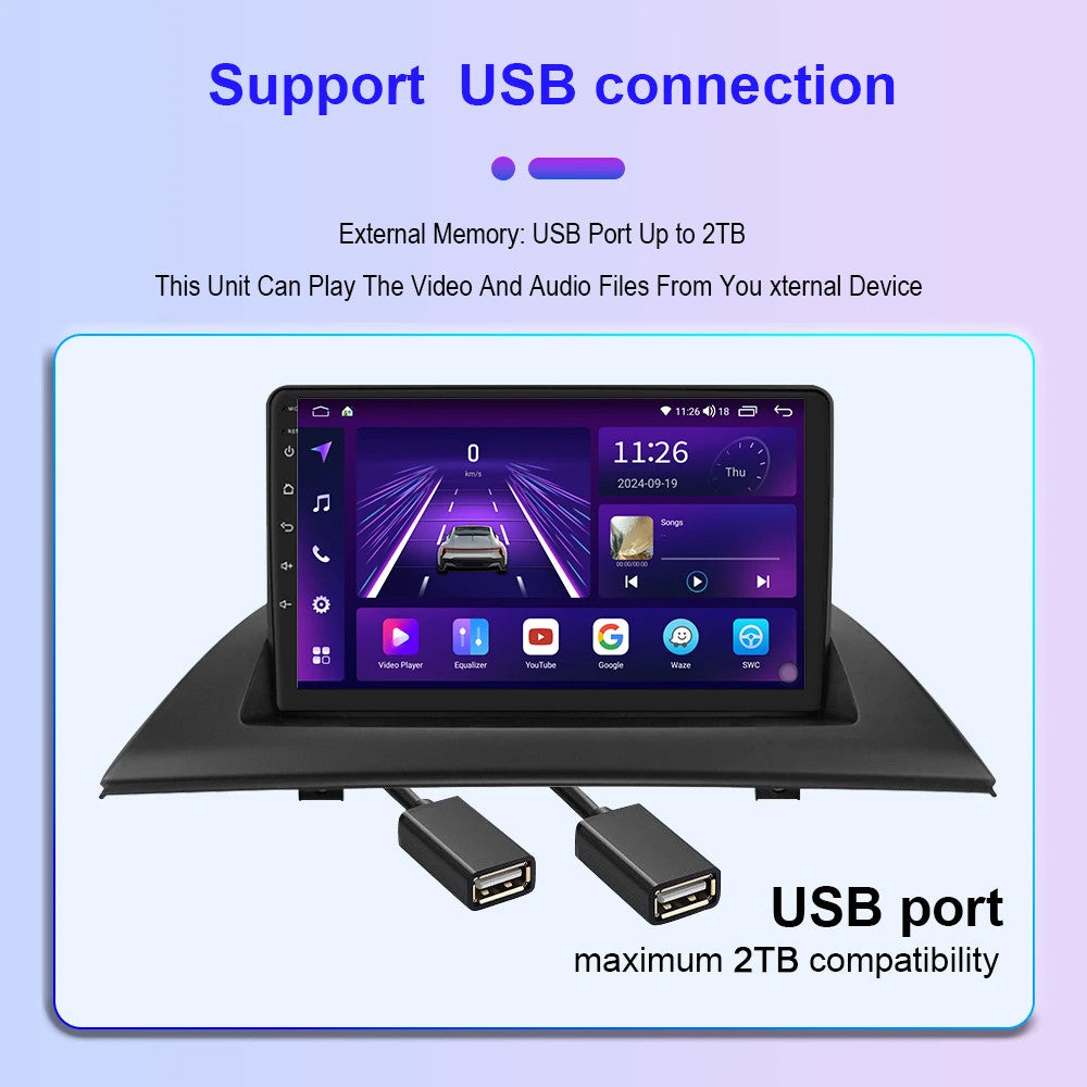 Car Radio for BMW X3 E83 2004-2012 Android Auto CarPlay Stereo Player GPS Screen