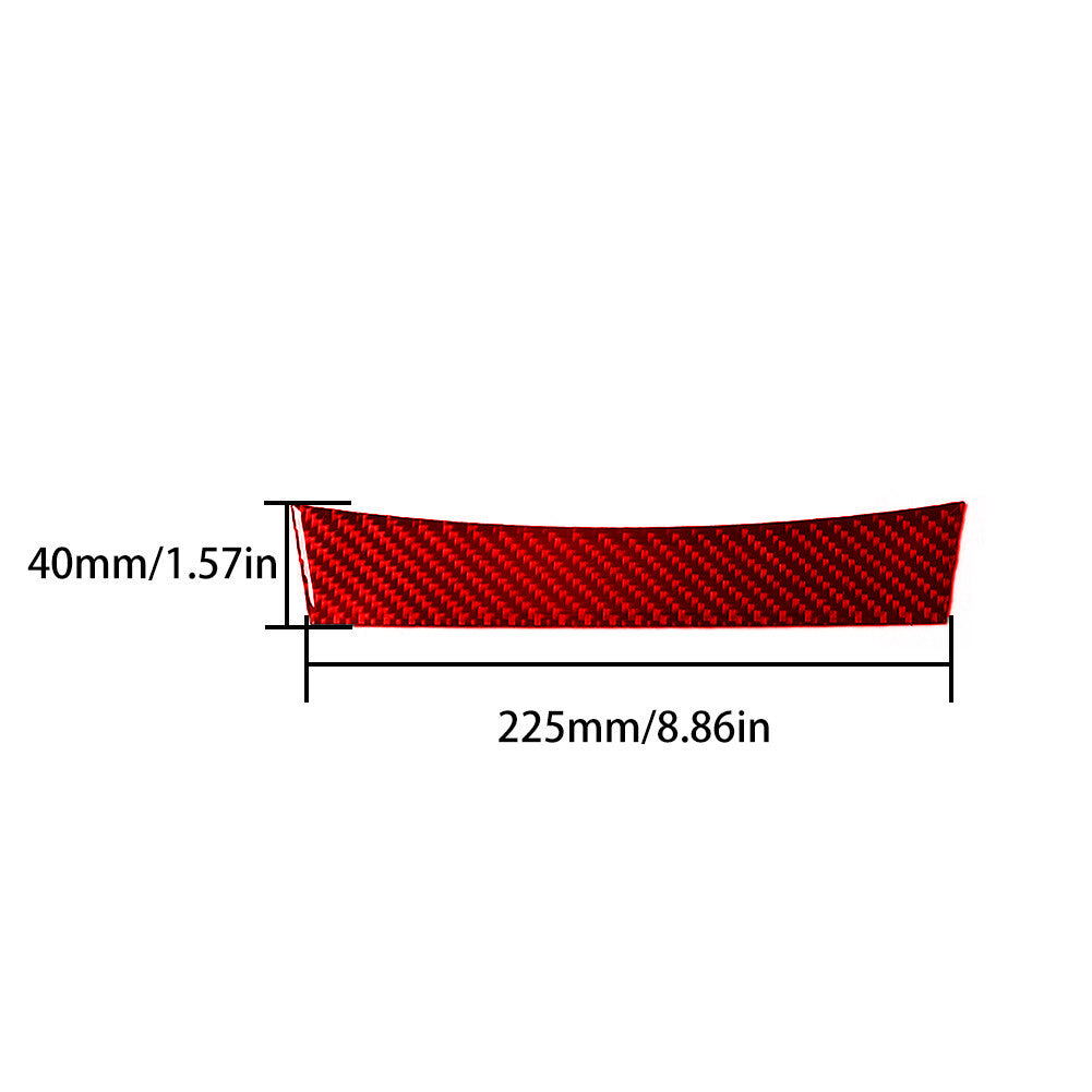 Red Carbon Fiber Manual Climate Control Lower Cover for Toyota for Camry 2007-2011