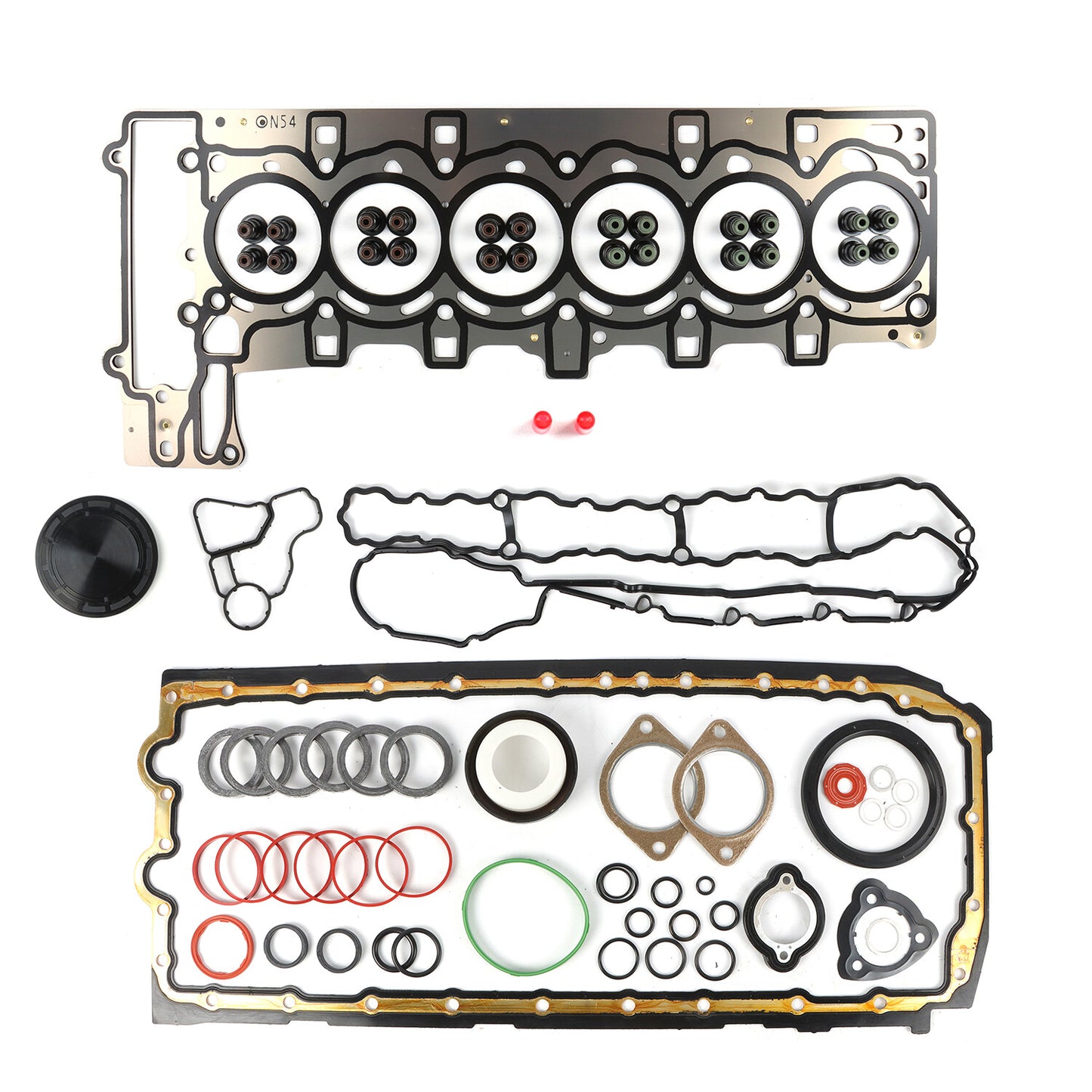 N54 Engine Gasket Seals Kit w/ HEAD BOLTS SET 11122165470 Fits for BMW N54 N55