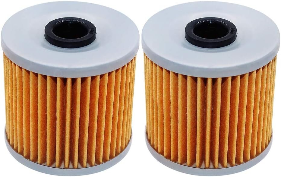 2 Pack Motorcycle Oil Filter for Kawasaki 220 Bayou KLF220 1988-2002 16099-004