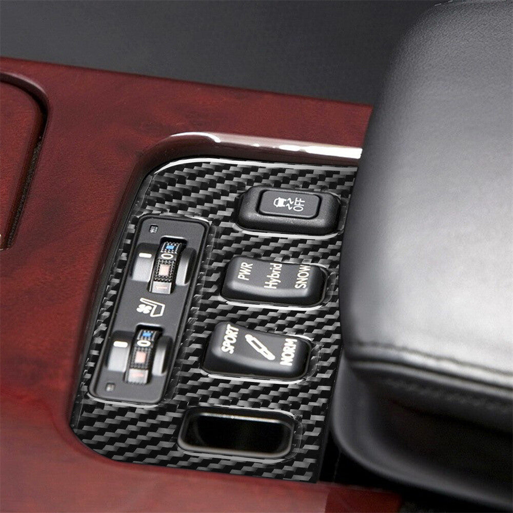 Carbon Fiber Interior for Seat Control Button Panel Cover Fit For Luxus GS 2006-2011