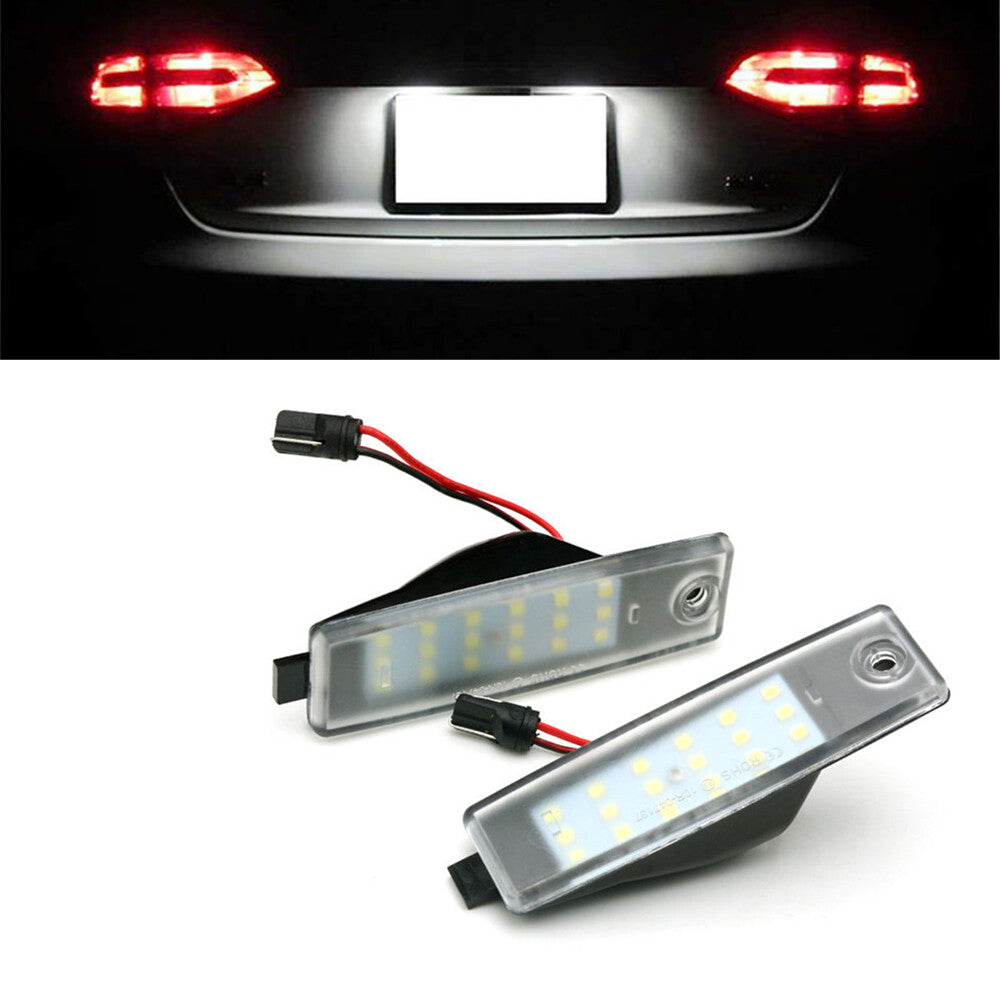 2Pcs Rear LED Number License Plate Light Lamp White Bulbs for TOYOTA for LEXUS for SCION