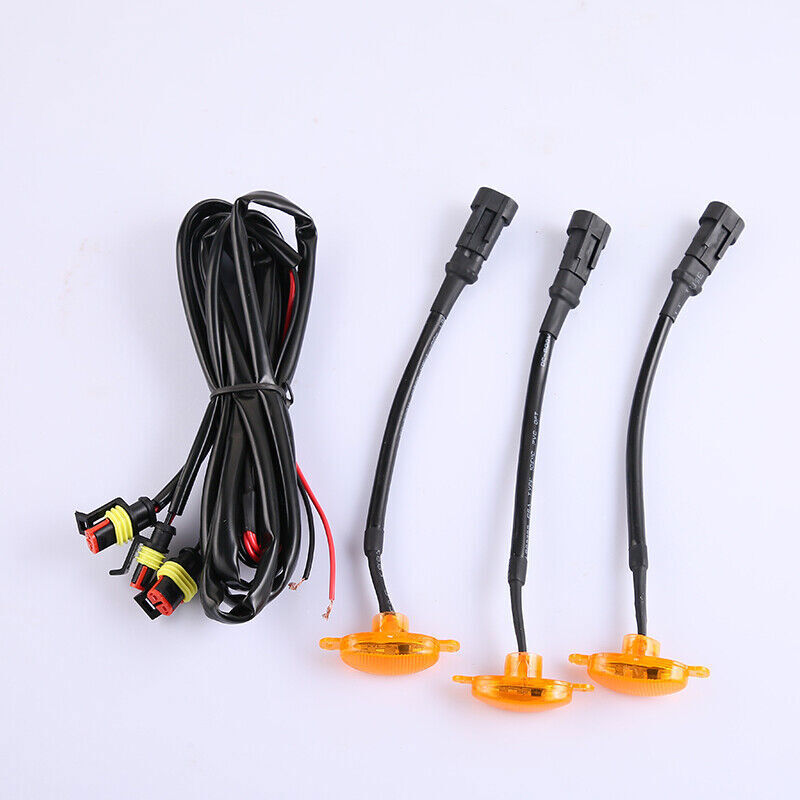 for GMC for Yukon XL 2021-2024 yellow Style Grill LED Marker Light Kit
