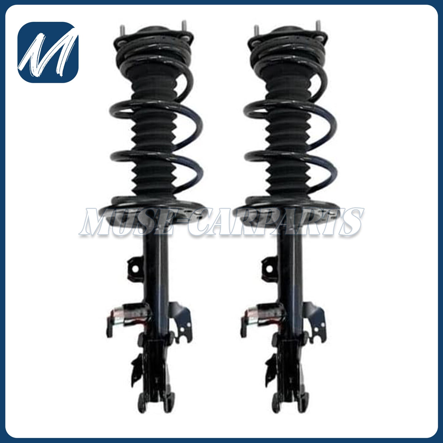 2x Front Shock Struts Assys for BMW E60 E61 530xi 528i 535i AWD w/O EDC 06-10