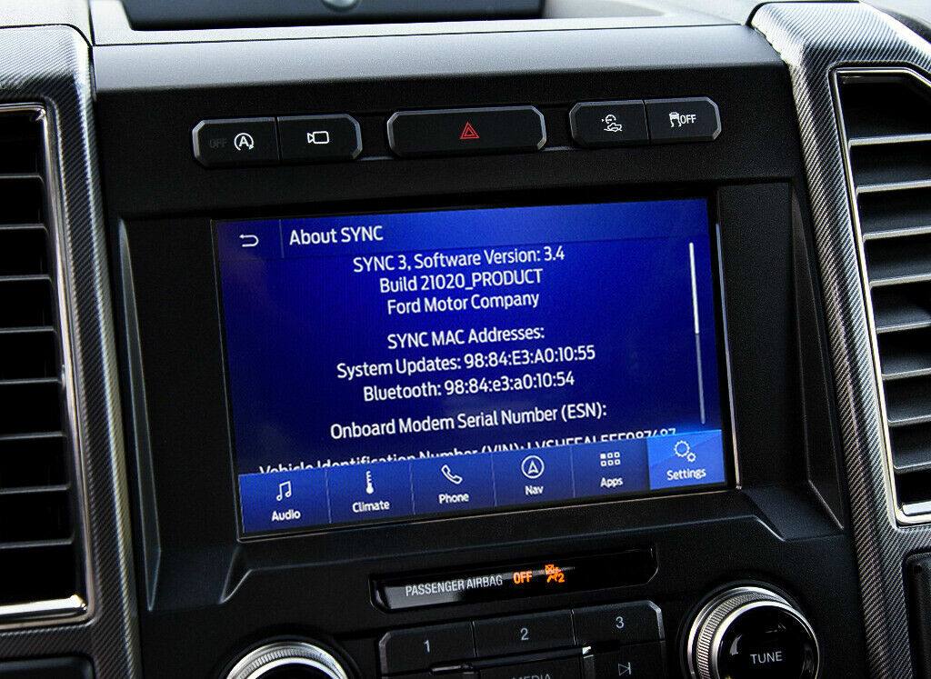 F150 F250 Factory sync2 to sync3 upgrade carplay kits 3.4 2021map VIN programmed