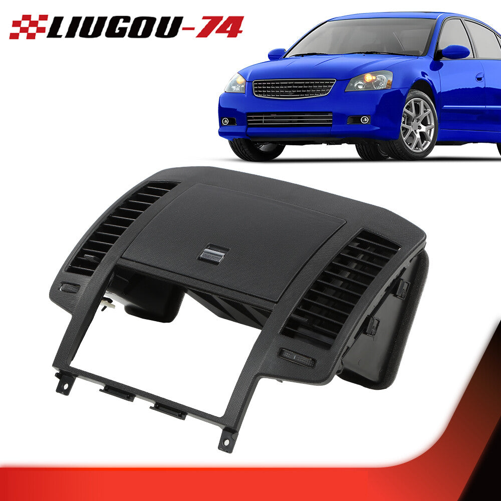 Suitable for 2005-2006 for Nissan Altima, black radio bezel, dashboard storage, Cubby air vents, AC