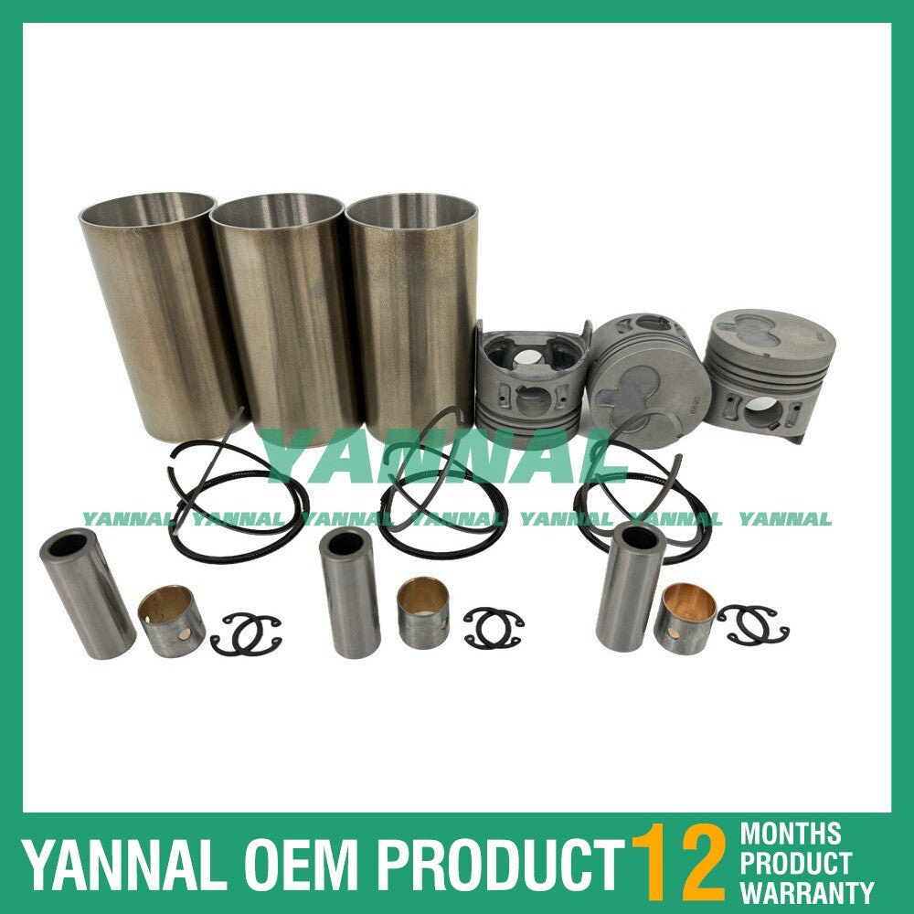 3X 8-97176889-0 Cylinder Liner Kit for Isuzu 3LA1 Heavy Truck Engines