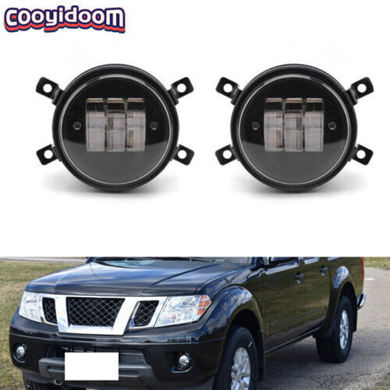 Suitable for Nissan Frontier 2010 - 19 and Xterra 2005 - 15 LED front fog lights with brackets LHRH