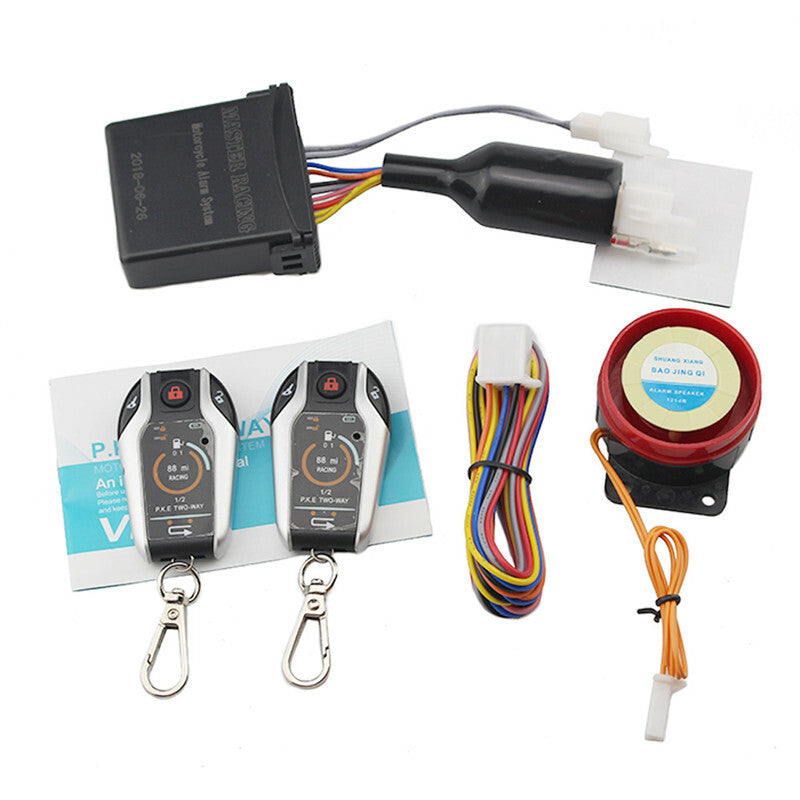 Two Way Alarm System Suitable Anti-theft Security Alarm Motorcycle Engine Start
