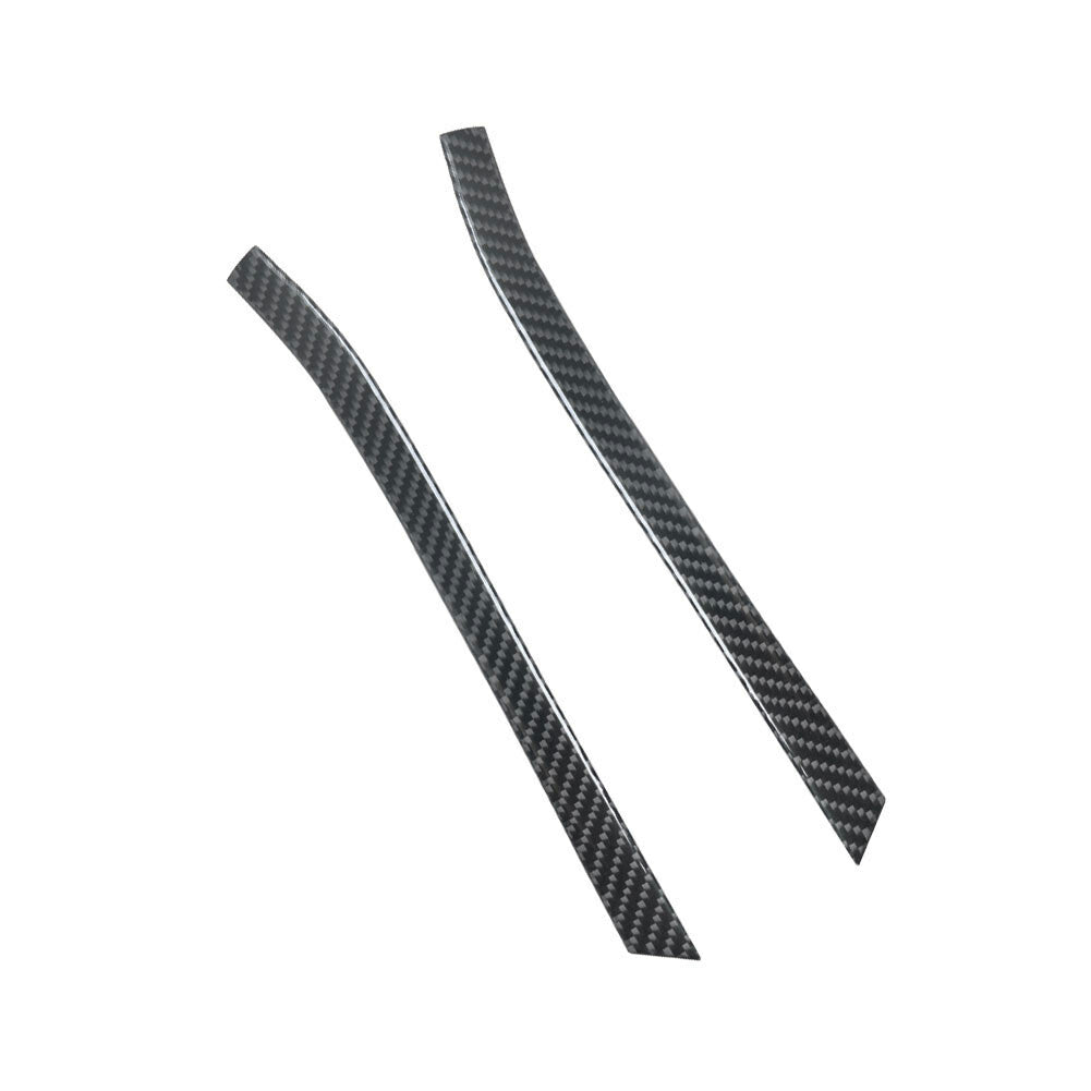 Carbon Fiber Center Console Side Strips Cover Trim for Chevrolet Sonic 2012-2016