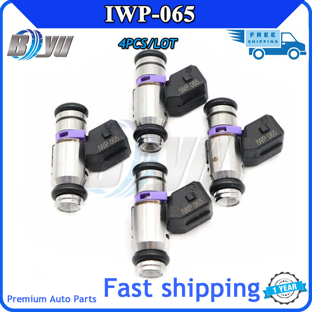 IWP-065 4-piece fuel injector nozzle for Fiat Palio, UNO Punto, Siena, Fiorino Strada