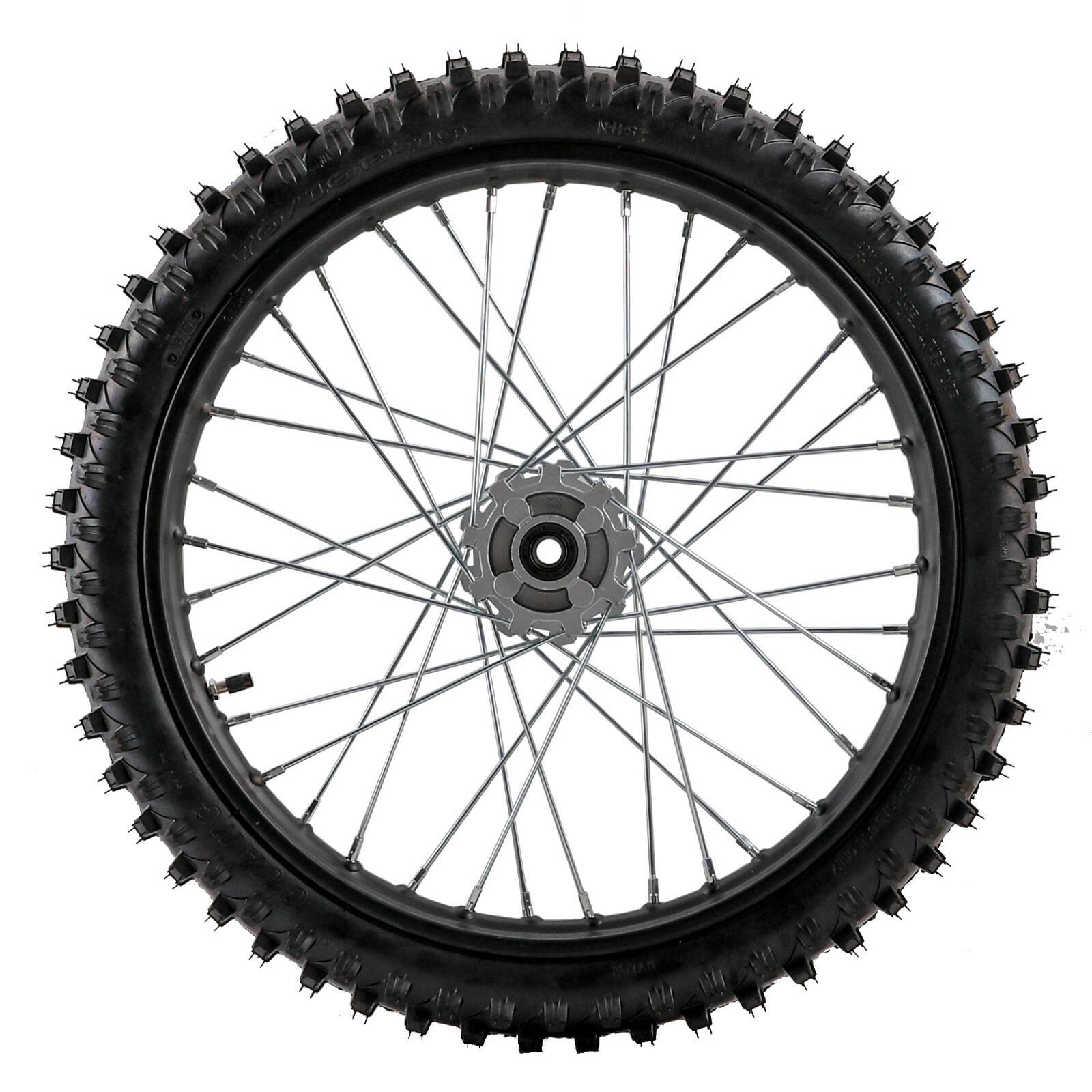 19-inch 70/100-19 front wheel tire and rim for CRF 125cc, 150cc, and 200cc Dirt Pit bicycles.