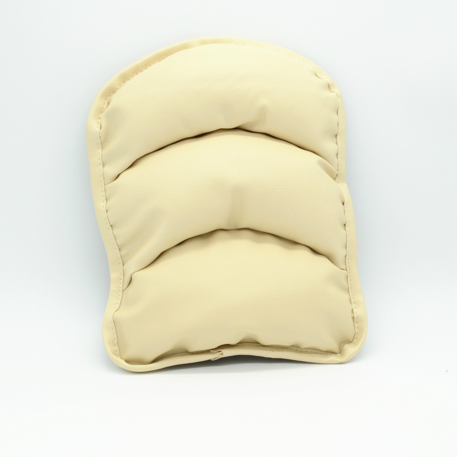Car SUV Center Armrest Console Soft Cushion PU Leather Mat Box Cover Pad Beige