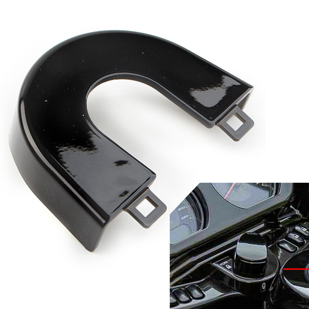 Ignition Switch Panel Trim Black Fit for Harley Road Glide 2015-2021 2016 17