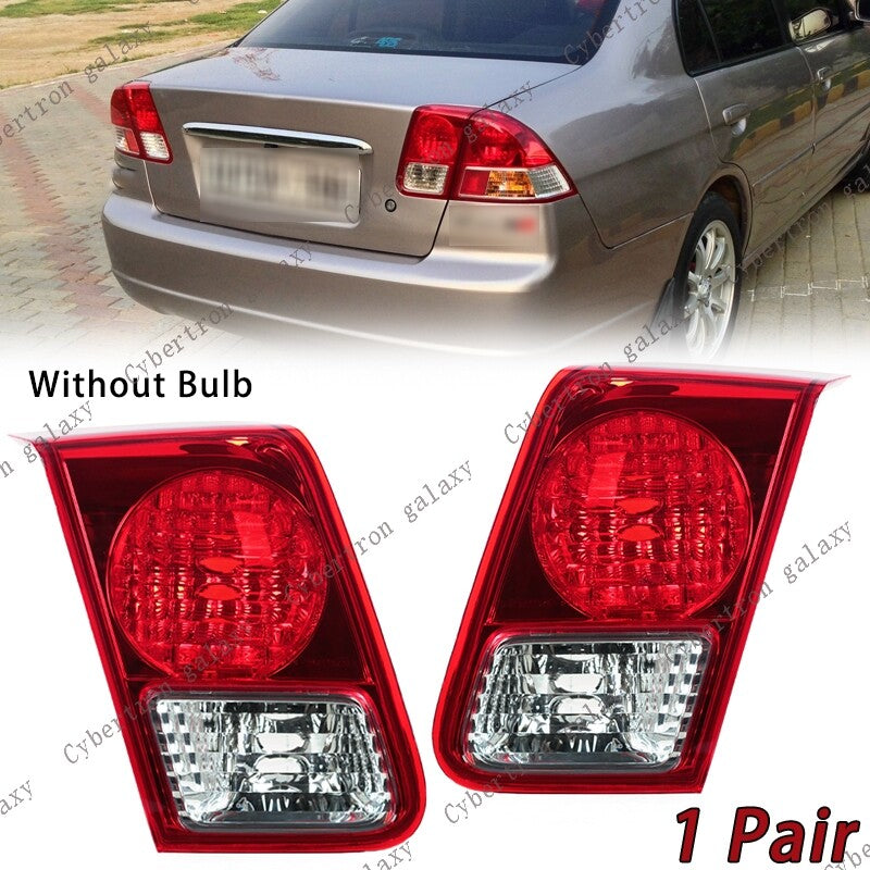 Pair for Honda for Civic ES1 ES5 ES7 ES8 2003-2005 Tail Light Assembly no Bulb