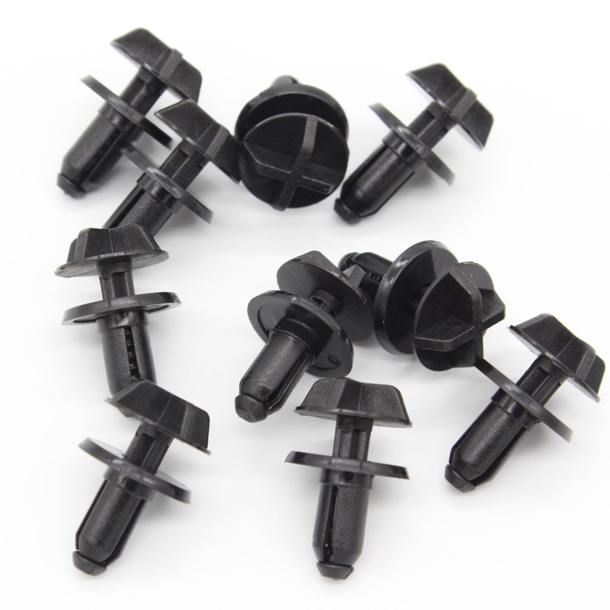 20x Black Nylon Bumper Clips Fender Liner Wheel Arch Radiator Retainer for Ford