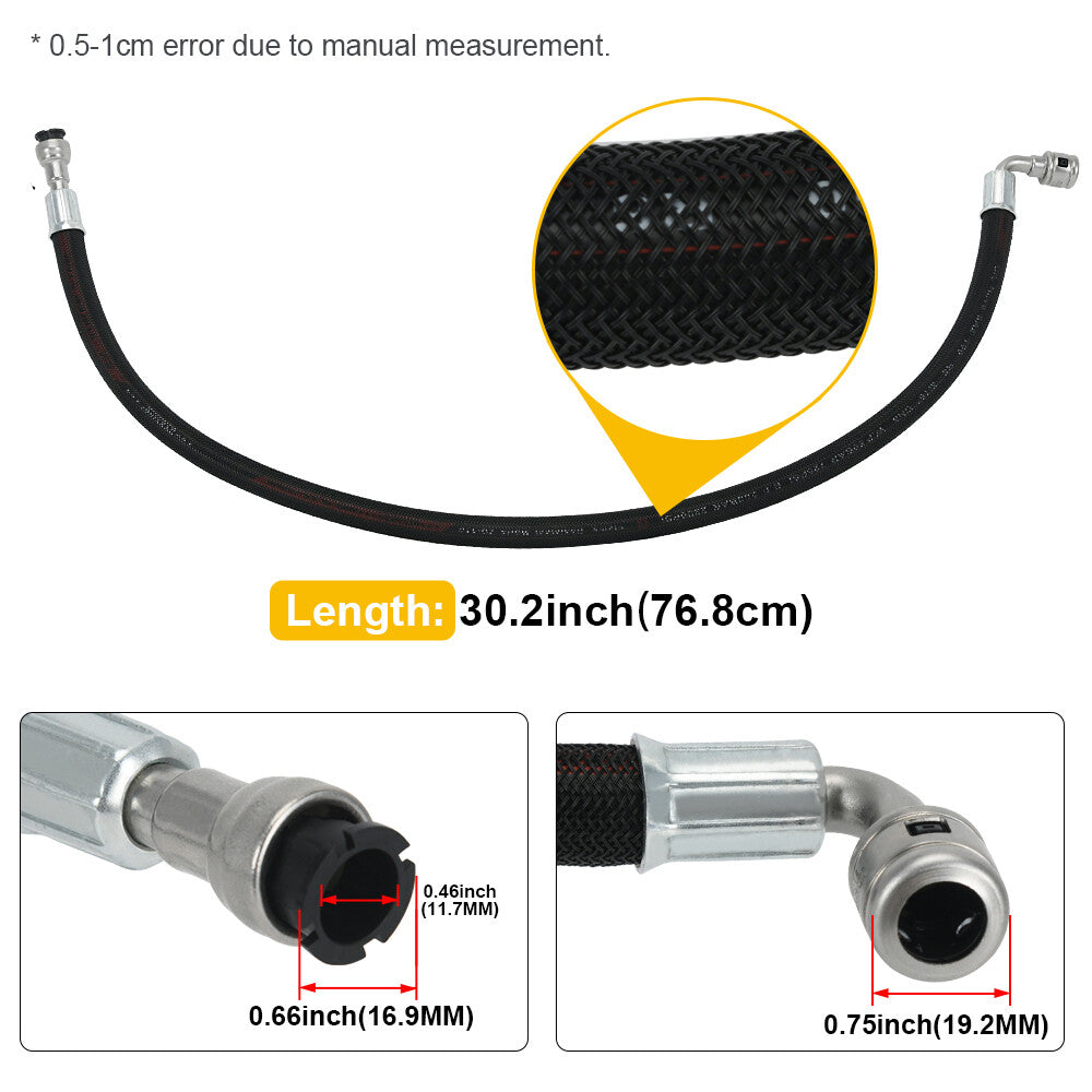 13537595413 High Pressure Fuel Pump Feed Line Hose for BMW for Mini Cooper 07-15