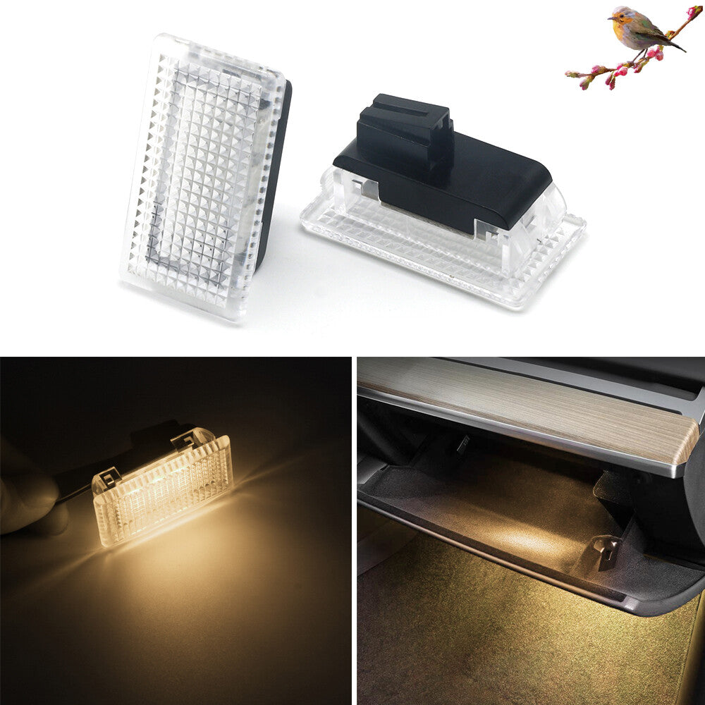Car Interior Lighting Ultra Bright LED Lights Warm White for Tesla Model 3 S X Y