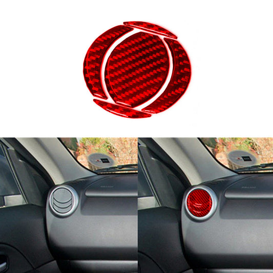 Carbon Fiber Driver Air Vent Outlet Cover Trim for Suzuki Grand Vitara 2006-2013