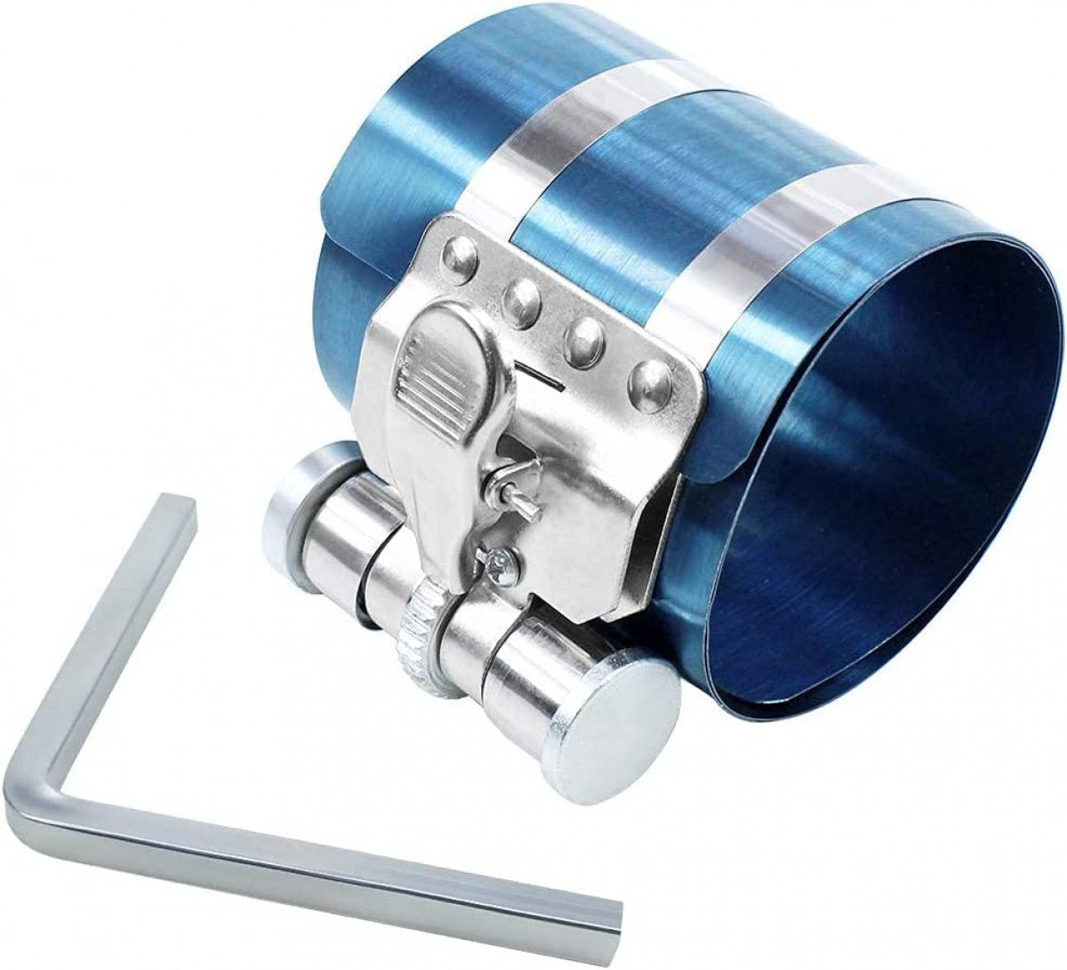 75mm / 3 Engine Piston Ring Compressor Ratchet Type Clamp 53mm - 125mm
