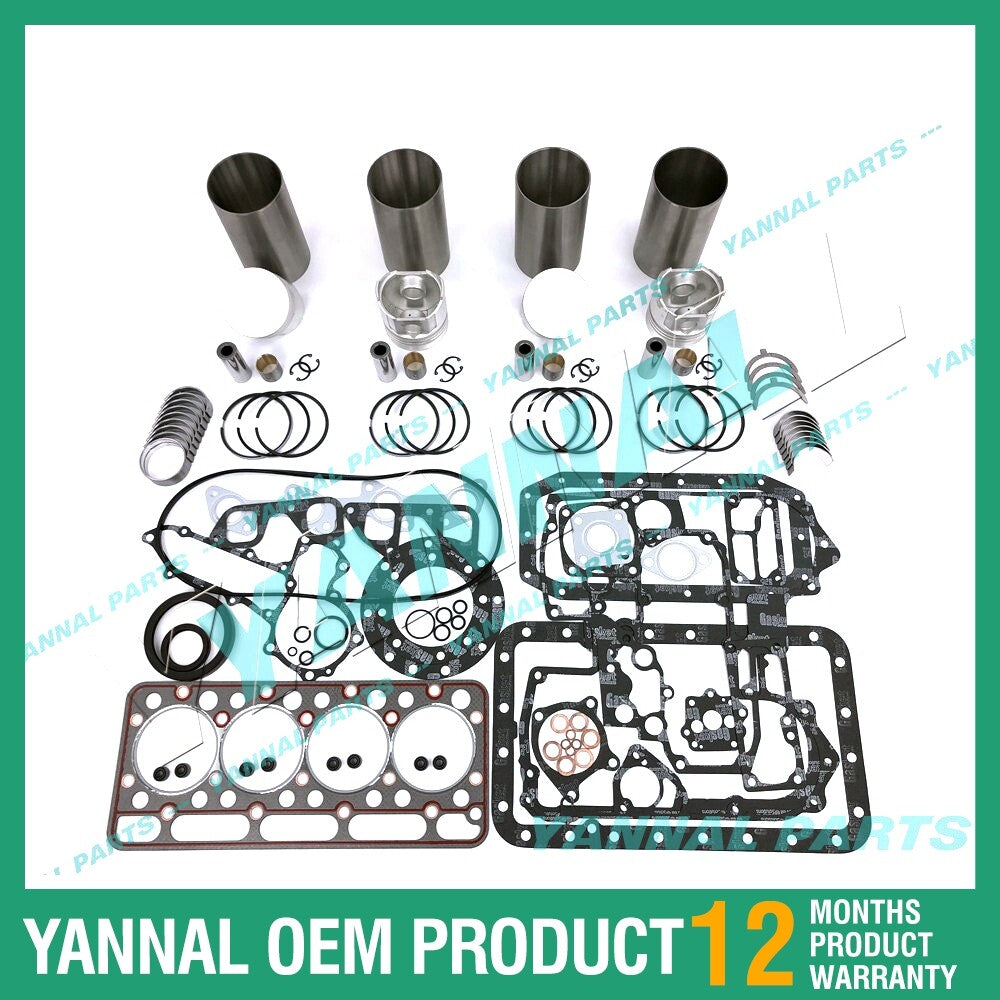 V1902-IDI Overhaul and Reconstruction Kit with Washers and Bearings for Kubota