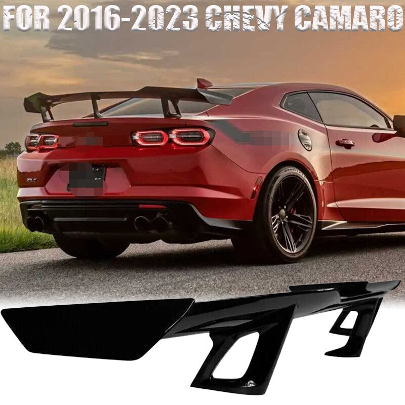 Trunk Spoiler Wing Fit For 16-22 for Chevy Camaro ZL1 1LE Style LT RS SS Gloss Black