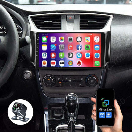 for Nissan Sentra Sylphy 2012-2018 Stereo Android Car Radio CarPlay GPS Screen