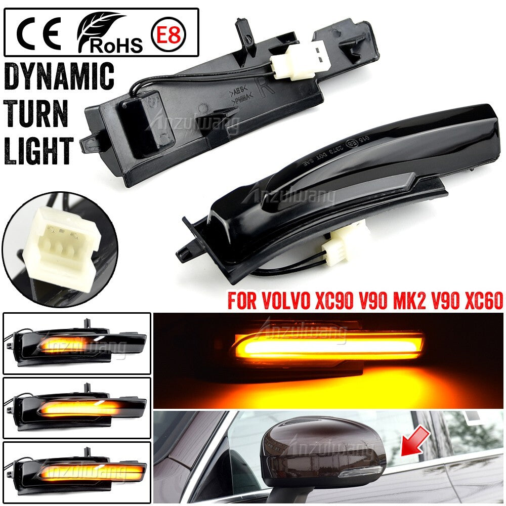Dynamic Turn Signal Light for Volvo XC60 XC90 V90 S90 MK2 II 2016-2021