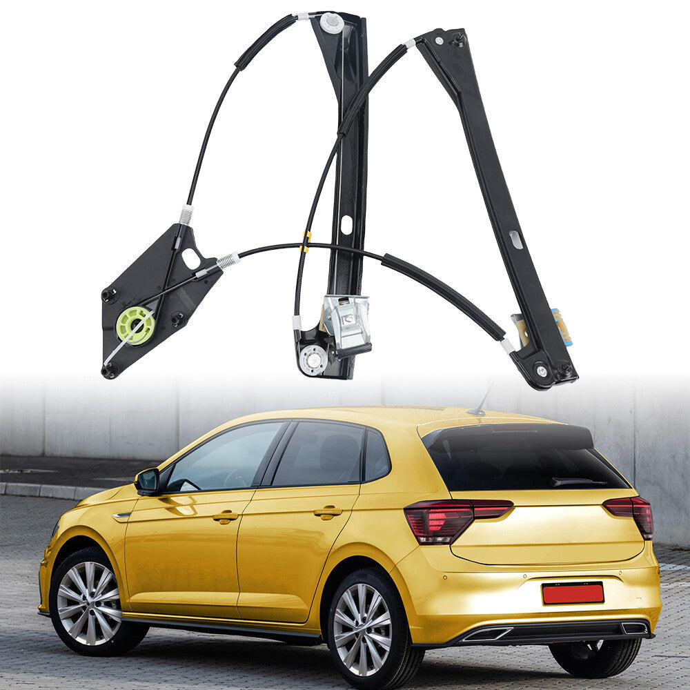 F¨¹r for VW Polo 2009-2022 Fensterheber Elektrisch Ohne Motor Vorne Links 6R4837461