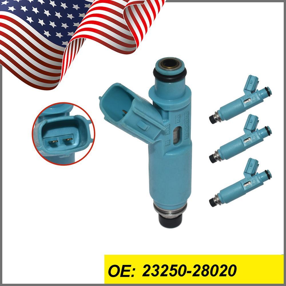 23250-28020 4x Fuel Injectors for Toyota for Camry Highlander Solara 2.4L l4