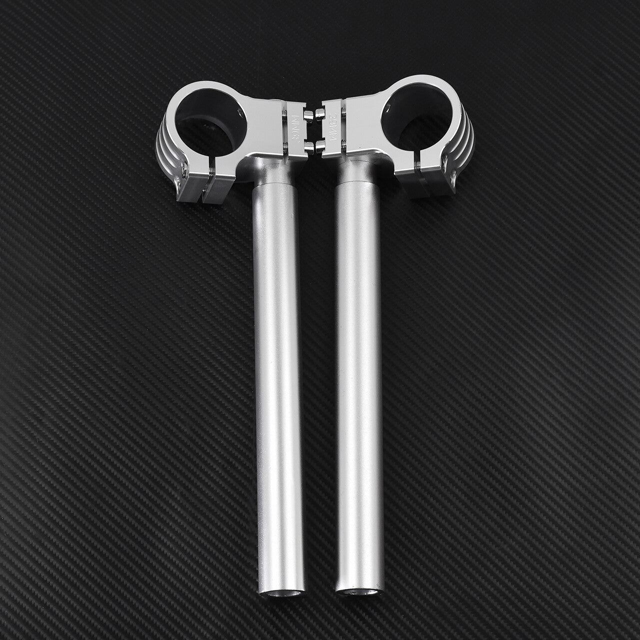 Universal 1 39mm Clip-On Handlebars Fit for Harley Bobber Cruiser Racer Chrome