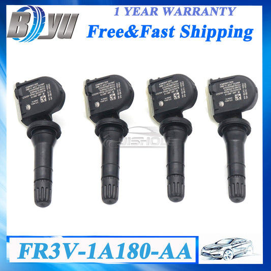 4pcs Tire Pressure Sensors For FR3V-1A180-AA for Ford F250 F350 F450 Super Duty
