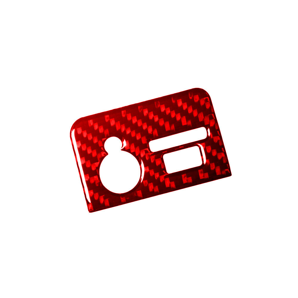 Red Carbon Fiber Interior Headlight Control Trim for Lexus RX330 350 2004-2009