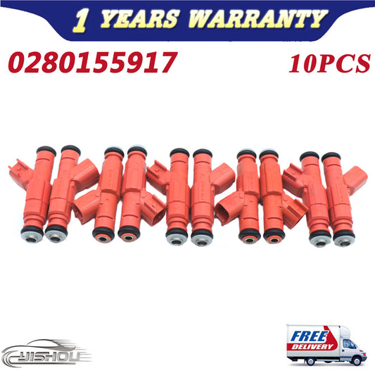 10 Fuel Injectors for Ford E-350 E-450 E-550 Crown Victoria 822-11150 0280155917