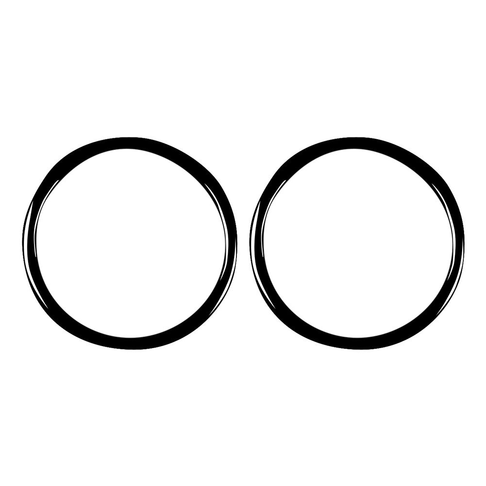 Demist Air Conditioner Vent Outlet Ring Trim for Audi TT 8N 2001-06 Piano Blk