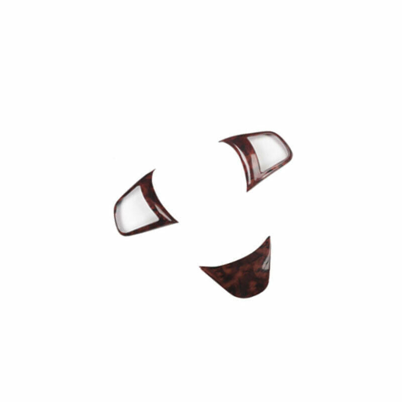 Fit for BMW X1 F48 2016-2022 Wood Grain Front Steering Wheel Frame Cover Trim 3P