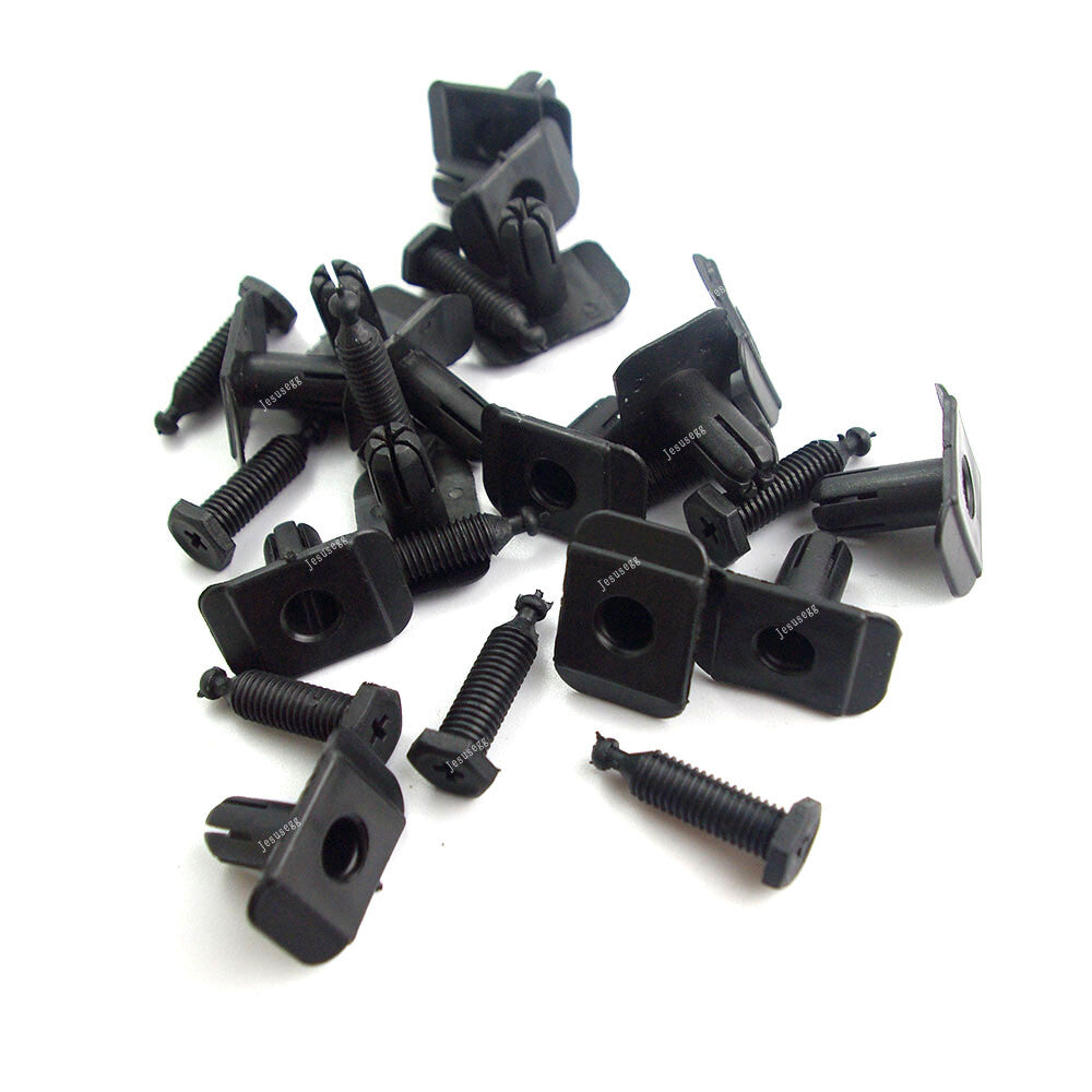 20Pcs Bumper Cover Retainer Push Type Clip Nylon Rivet for Mazda 323 MX3 MX5 MX6