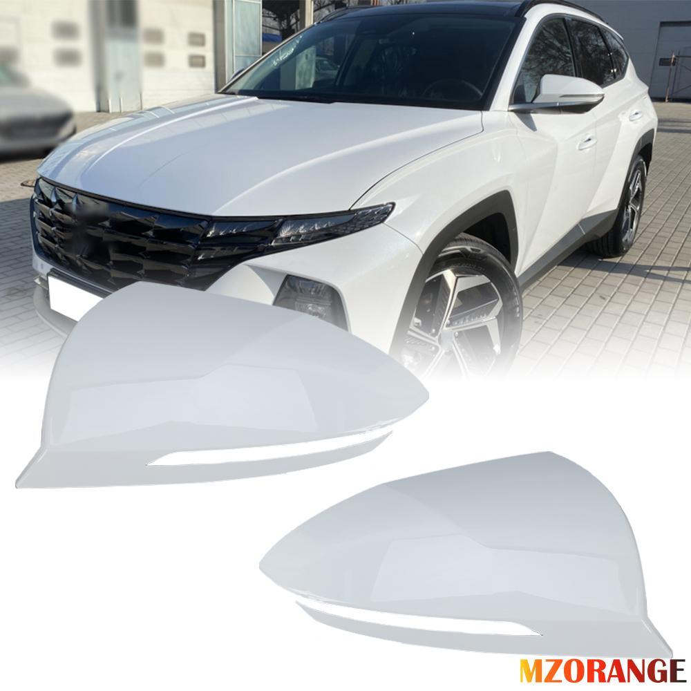 2¡Á F¨¹r for Hyundai for Tucson L 2020-2024 Spiegelgeh?use Au?enspiegel Wei? Links+Rechts