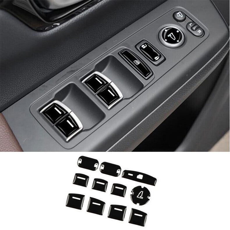 for Honda CR-V 2023-2024 Black Window Lock Lift Switch Button Panel Trim Decor