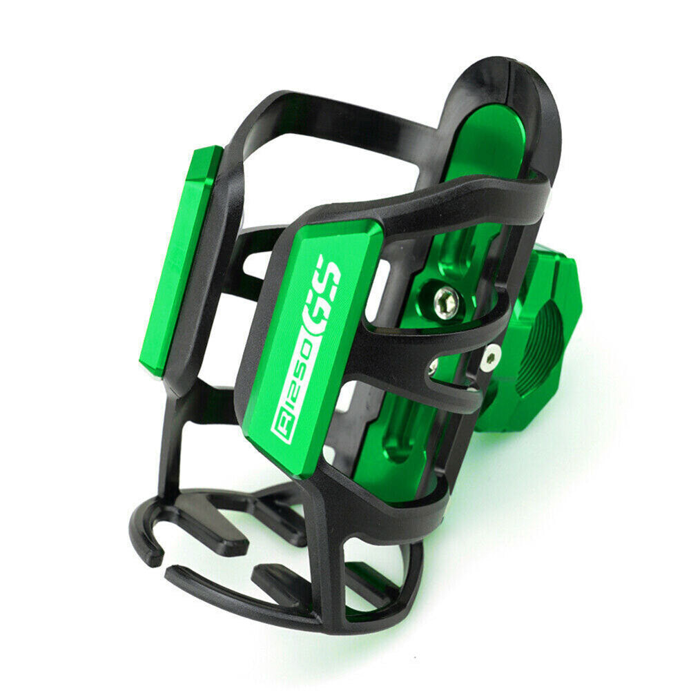Beverage Water Bottle Drink Cup Holder Stand Fit for BMW R1250 R1200 GS ADV LC Green