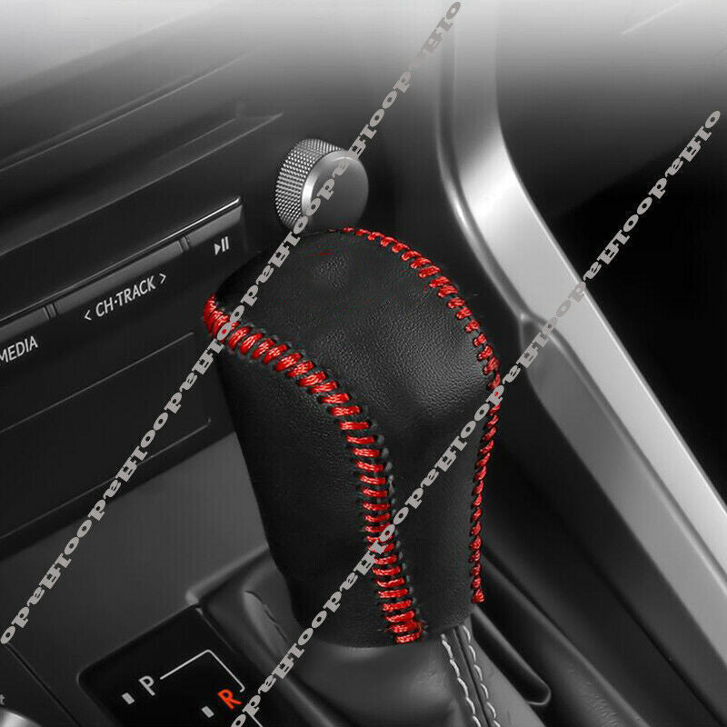 for LEXUS RX350 RX450h 2016-2022 PU DIY Hand-stitched Gear Shift Knob Cover Cap