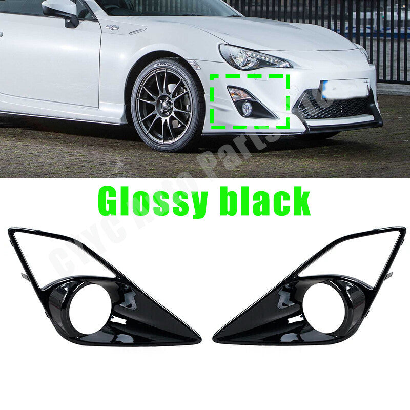 Front Fog Light Cover Bumper Frame Lamp for Toyota GT86/ for Scion -S/BRZ 2013-2016
