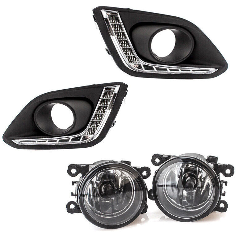 LED DRL Front Driving Running Light Fog Lamp Cover For 2014-2016 for Suzuki for Swift