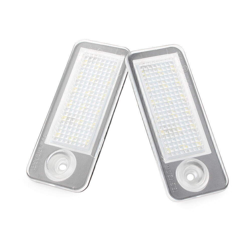 2X White LED Number License Plate Light For 1998-2005 4B Avant/Wagon for Audi A6 C5