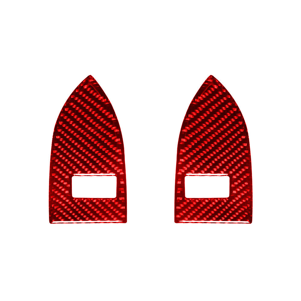 Red Carbon Fiber Rear Door Memory for Seat Switch Trim For Land for Range Rover Sport
