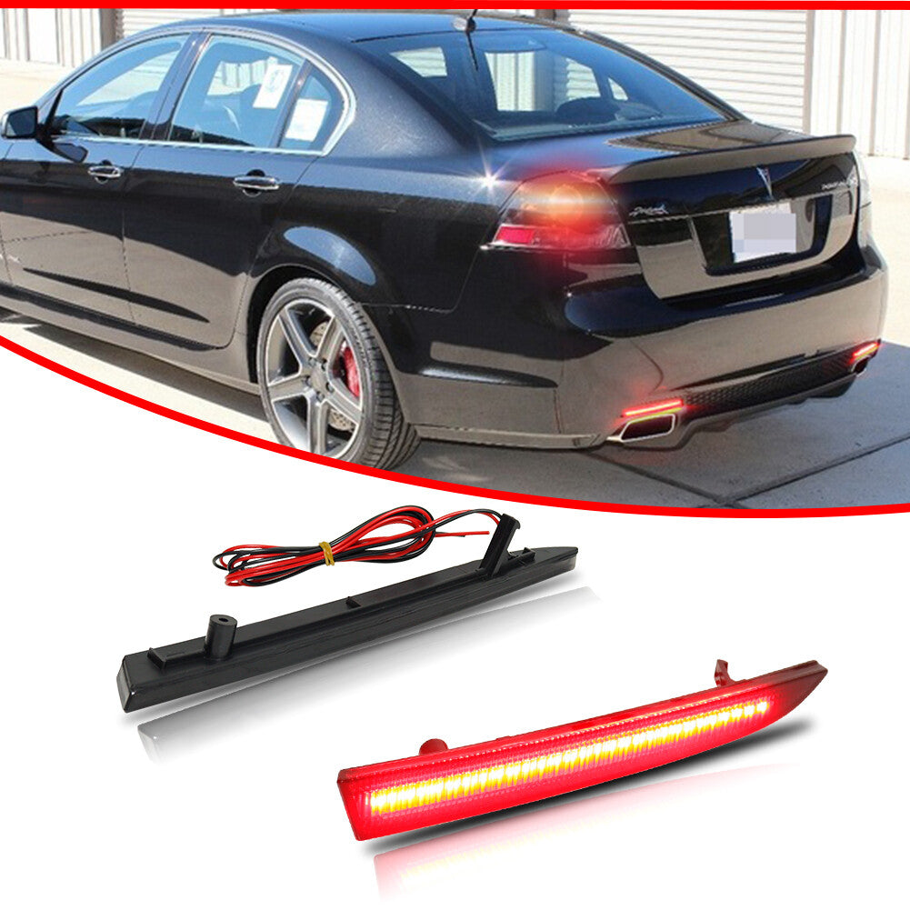 Suitable for 16-inch for Chevrolet Camaro smoked lens rear reflector fog lights tail brake lights