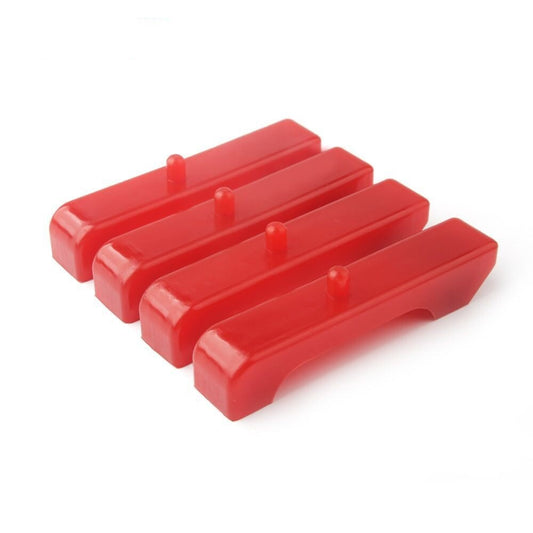Red Urethane GM Style Small Block Engined Radiator Isolator Support Bushings New